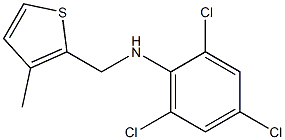 2,4,6-trichloro-N-[(3-methylthiophen-2-yl)methyl]aniline Struktur