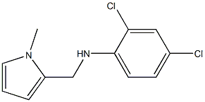 2,4-dichloro-N-[(1-methyl-1H-pyrrol-2-yl)methyl]aniline Struktur