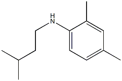 2,4-dimethyl-N-(3-methylbutyl)aniline Struktur