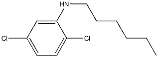 2,5-dichloro-N-hexylaniline Struktur