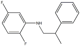 2,5-difluoro-N-(2-phenylpropyl)aniline Struktur