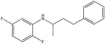 2,5-difluoro-N-(4-phenylbutan-2-yl)aniline Struktur