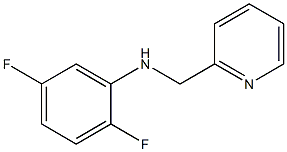 2,5-difluoro-N-(pyridin-2-ylmethyl)aniline Struktur