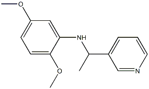 2,5-dimethoxy-N-[1-(pyridin-3-yl)ethyl]aniline Struktur