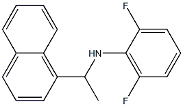 2,6-difluoro-N-[1-(naphthalen-1-yl)ethyl]aniline Struktur