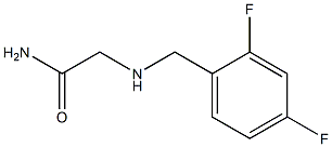 2-[(2,4-difluorobenzyl)amino]acetamide Struktur