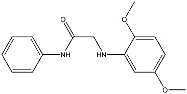 2-[(2,5-dimethoxyphenyl)amino]-N-phenylacetamide Struktur