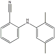 2-[(2,5-dimethylphenyl)amino]benzonitrile Struktur