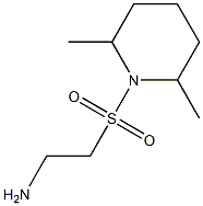 2-[(2,6-dimethylpiperidin-1-yl)sulfonyl]ethanamine Struktur