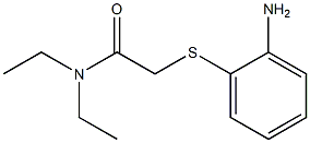 2-[(2-aminophenyl)thio]-N,N-diethylacetamide Struktur