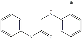 2-[(2-bromophenyl)amino]-N-(2-methylphenyl)acetamide Struktur