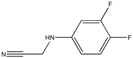 2-[(3,4-difluorophenyl)amino]acetonitrile Struktur