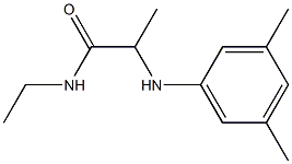 2-[(3,5-dimethylphenyl)amino]-N-ethylpropanamide Struktur