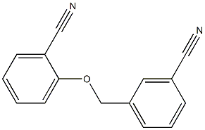 2-[(3-cyanobenzyl)oxy]benzonitrile Struktur