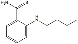 2-[(3-methylbutyl)amino]benzene-1-carbothioamide Struktur