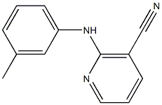 2-[(3-methylphenyl)amino]nicotinonitrile Struktur