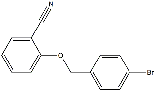 2-[(4-bromobenzyl)oxy]benzonitrile Struktur