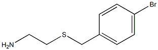 2-[(4-bromobenzyl)thio]ethanamine Struktur