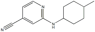 2-[(4-methylcyclohexyl)amino]isonicotinonitrile Struktur