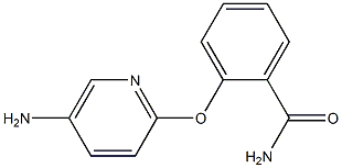 2-[(5-aminopyridin-2-yl)oxy]benzamide Struktur