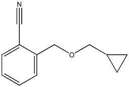 2-[(cyclopropylmethoxy)methyl]benzonitrile Struktur