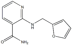 2-[(furan-2-ylmethyl)amino]pyridine-3-carboxamide Struktur