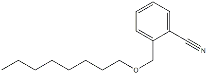 2-[(octyloxy)methyl]benzonitrile Struktur