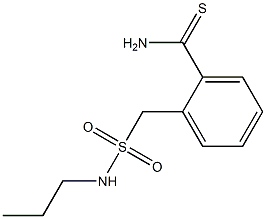 2-[(propylsulfamoyl)methyl]benzene-1-carbothioamide Struktur