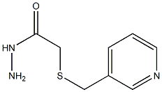 2-[(pyridin-3-ylmethyl)sulfanyl]acetohydrazide Struktur