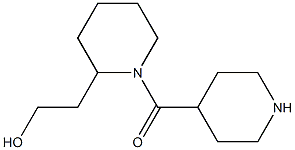 2-[1-(piperidin-4-ylcarbonyl)piperidin-2-yl]ethan-1-ol Struktur