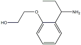 2-[2-(1-aminopropyl)phenoxy]ethan-1-ol Struktur