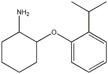 2-[2-(propan-2-yl)phenoxy]cyclohexan-1-amine Struktur