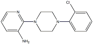 2-[4-(2-chlorophenyl)piperazin-1-yl]pyridin-3-amine Struktur