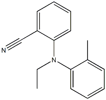 2-[ethyl(2-methylphenyl)amino]benzonitrile Struktur