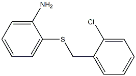 2-{[(2-chlorophenyl)methyl]sulfanyl}aniline Struktur