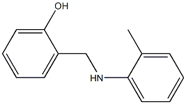 2-{[(2-methylphenyl)amino]methyl}phenol Struktur