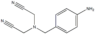 2-{[(4-aminophenyl)methyl](cyanomethyl)amino}acetonitrile Struktur