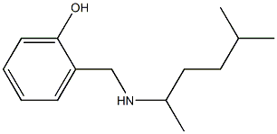 2-{[(5-methylhexan-2-yl)amino]methyl}phenol Struktur