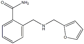 2-{[(furan-2-ylmethyl)amino]methyl}benzamide Struktur