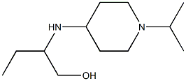 2-{[1-(propan-2-yl)piperidin-4-yl]amino}butan-1-ol Struktur