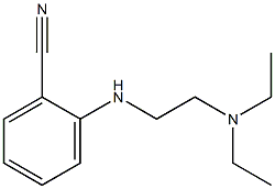 2-{[2-(diethylamino)ethyl]amino}benzonitrile Struktur