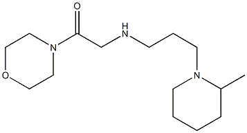 2-{[3-(2-methylpiperidin-1-yl)propyl]amino}-1-(morpholin-4-yl)ethan-1-one Struktur