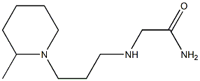 2-{[3-(2-methylpiperidin-1-yl)propyl]amino}acetamide Struktur