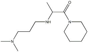 2-{[3-(dimethylamino)propyl]amino}-1-(piperidin-1-yl)propan-1-one Struktur