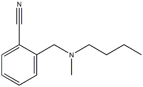 2-{[butyl(methyl)amino]methyl}benzonitrile Struktur