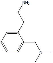 2-{2-[(dimethylamino)methyl]phenyl}ethan-1-amine Struktur