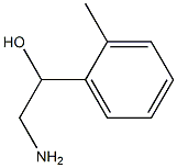 2-amino-1-(2-methylphenyl)ethanol Struktur