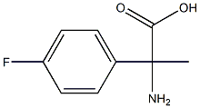 2-amino-2-(4-fluorophenyl)propanoic acid Struktur