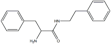 2-amino-3-phenyl-N-(2-phenylethyl)propanamide Struktur