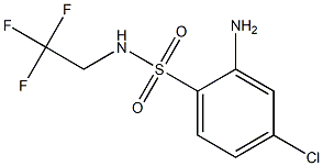 2-amino-4-chloro-N-(2,2,2-trifluoroethyl)benzene-1-sulfonamide Struktur